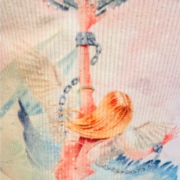 NWT Boys Lie White Ribbed Tank Top Size M/L Crop Top Rhinestone adjustable strap - Picture 6 of 14